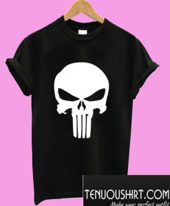 Punisher Superhero Skull Inspired T-Shirt