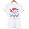 Retro 10 Cent Beer Night Cleveland Baseball T-Shirt