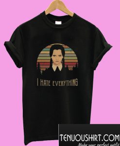 Wednesday Addams I Hate Everything T-Shirt