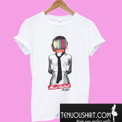 Acrylick Mind Control White T shirt