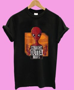 Alien Deadpool Straight Outta Mars T shirt