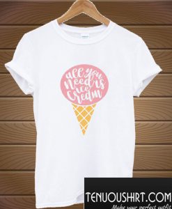 All You Need Is Ice Cream T-Shirt