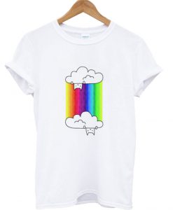 Cat Rainbow Vibes T shirt