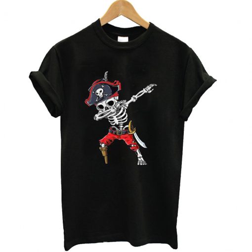 Dabbing Skeleton Pirate T shirt