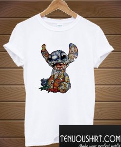 Disney Characters inside Stitch T-Shirt