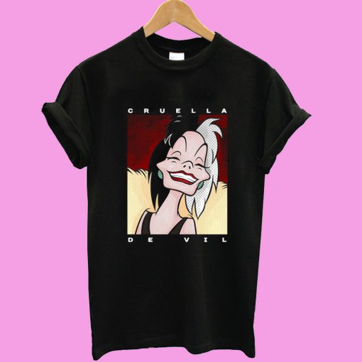 Disney Dalmatians Cruella Smile T shirt