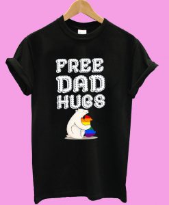 Free Dad Hugs LGBT Bear T shirt