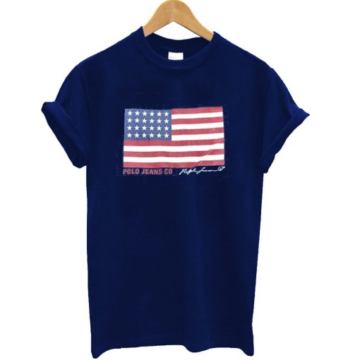Polo Jeans Co. flag T shirt