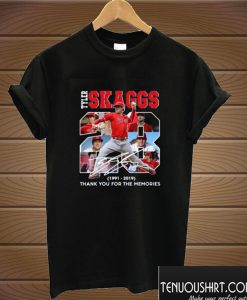 28 Years Tyler Skaggs 1991 2019 Thank You For The Memories T shirt