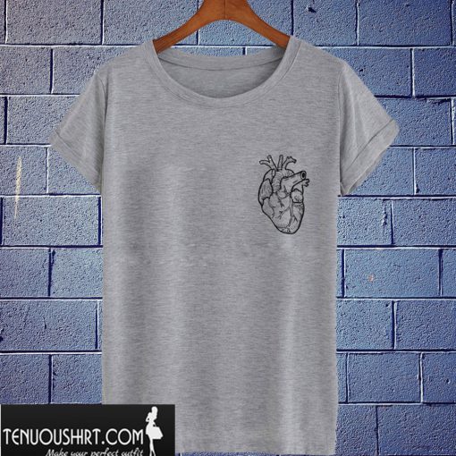 Anatomical Heart T shirt