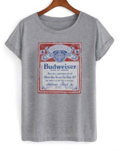 Budweiser grey T shirt