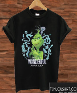 Child Grinch Wonderful Awful Idea T shirt