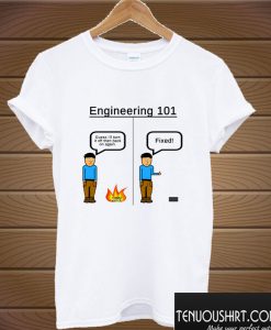 Funny Engineering artwork T shirt