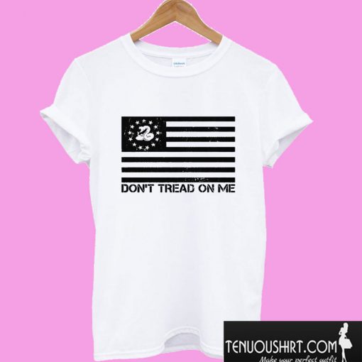 Gadsden Flag Dont Tread On Me White T shirt