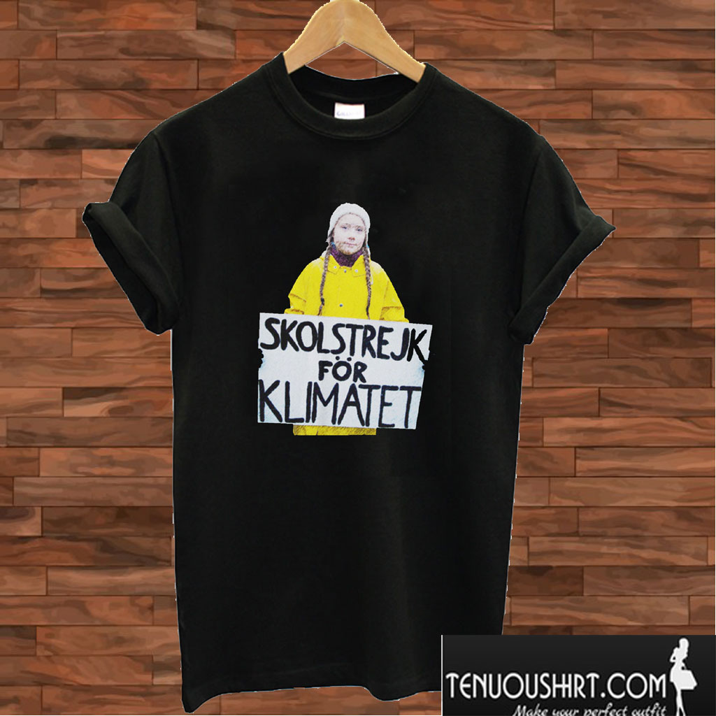 Greta Thunberg Dark Toon T shirt