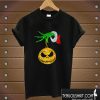 Grinch Hand Holding Jack Skellington T shirt