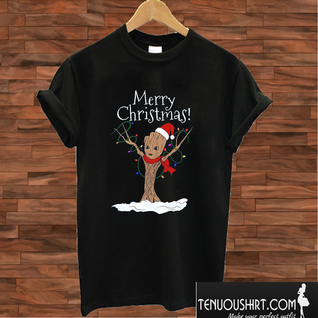 Groot Merry Christmas T shirt