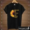 Guys Sunflower girl with tattoos pretty eyes and thick thighs T shirt