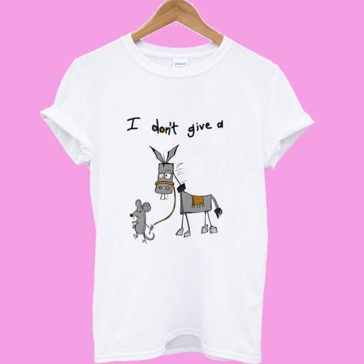 I Don’t Give A Rat’s Ass Donkey T shirt