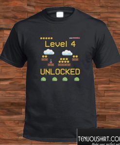 Kids 4th Level Unlock T shirt