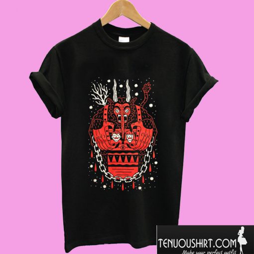 Krampus St. Nicholas Santa Claus Christmas T shirt