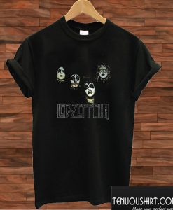 Led Zeppelin x KISS Combo Metal T shirt