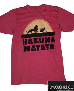 Lion King Hakuna Matata T shirt