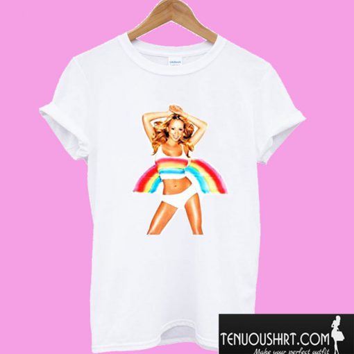 Mariah Carey POP Music Rainbow T shirt