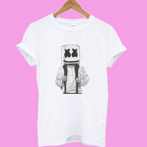 Marshmello Short Sleeve White T shirt