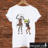 Rick and Morty Naruto and Jiraiya T shirt