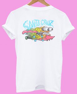 Santa Cruz Slasher Fade T shirt Back