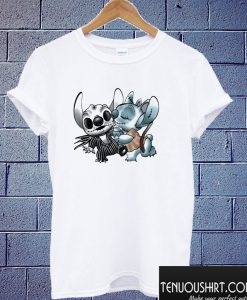 Stitch Jack Skellington Sally The Nightmare Before Christmas T shirt