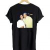 Tupac and Selena Quintanilla T shirt back