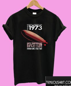 Visual Philosophy Led Zeppelin 1973 Concert Tour T shirt