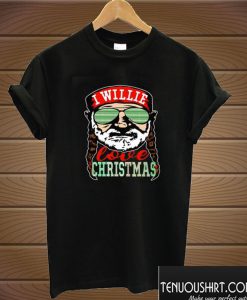 Willie Nelson I willie love Christmas T shirt