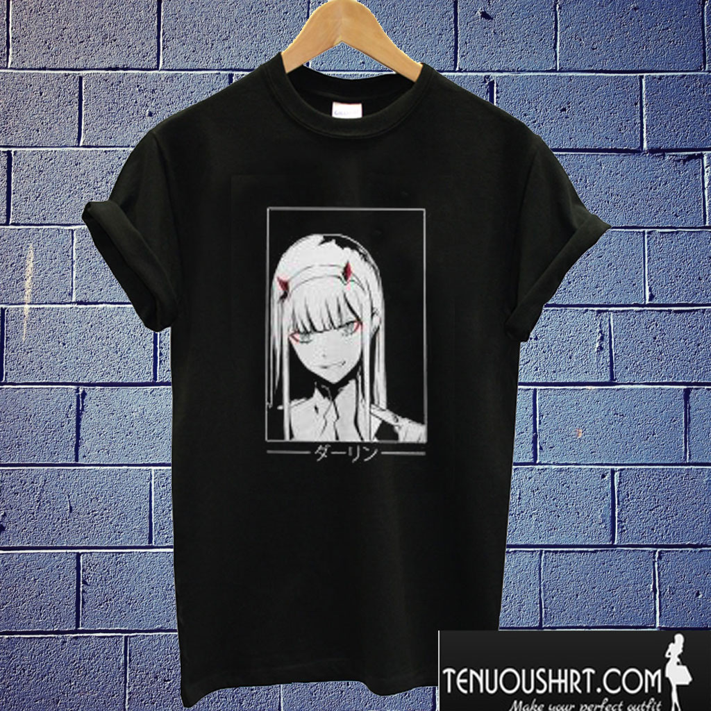 Zero Two 002 Darling In The Franxx Anime T shirt