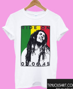 Bob Marley Ride On Rasta T shirt