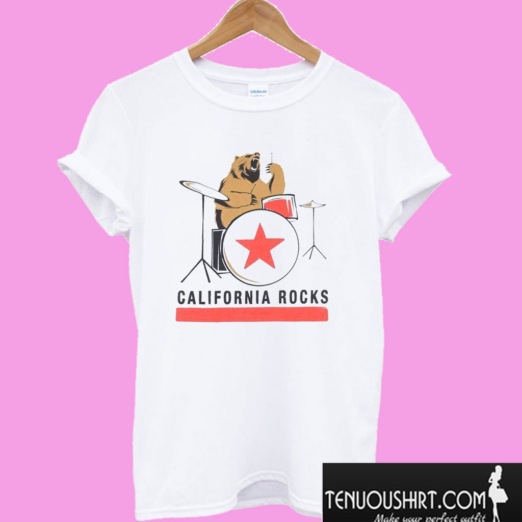 California Rocks Bear T shirt