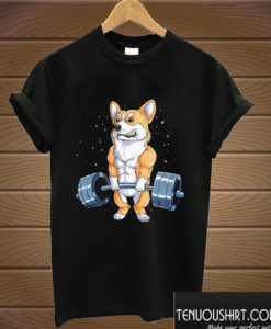 Corgi Weightlifting T shirt