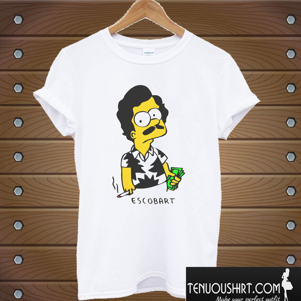 Escobart – Bart Simpson – Pablo Escobar T shirt