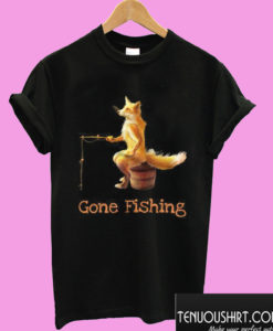 Gone Fishing Fox T shirt
