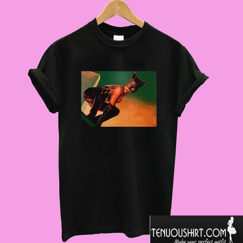 Halle Berry Black T shirt