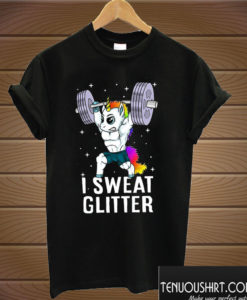 I Sweat Glitter T shirt