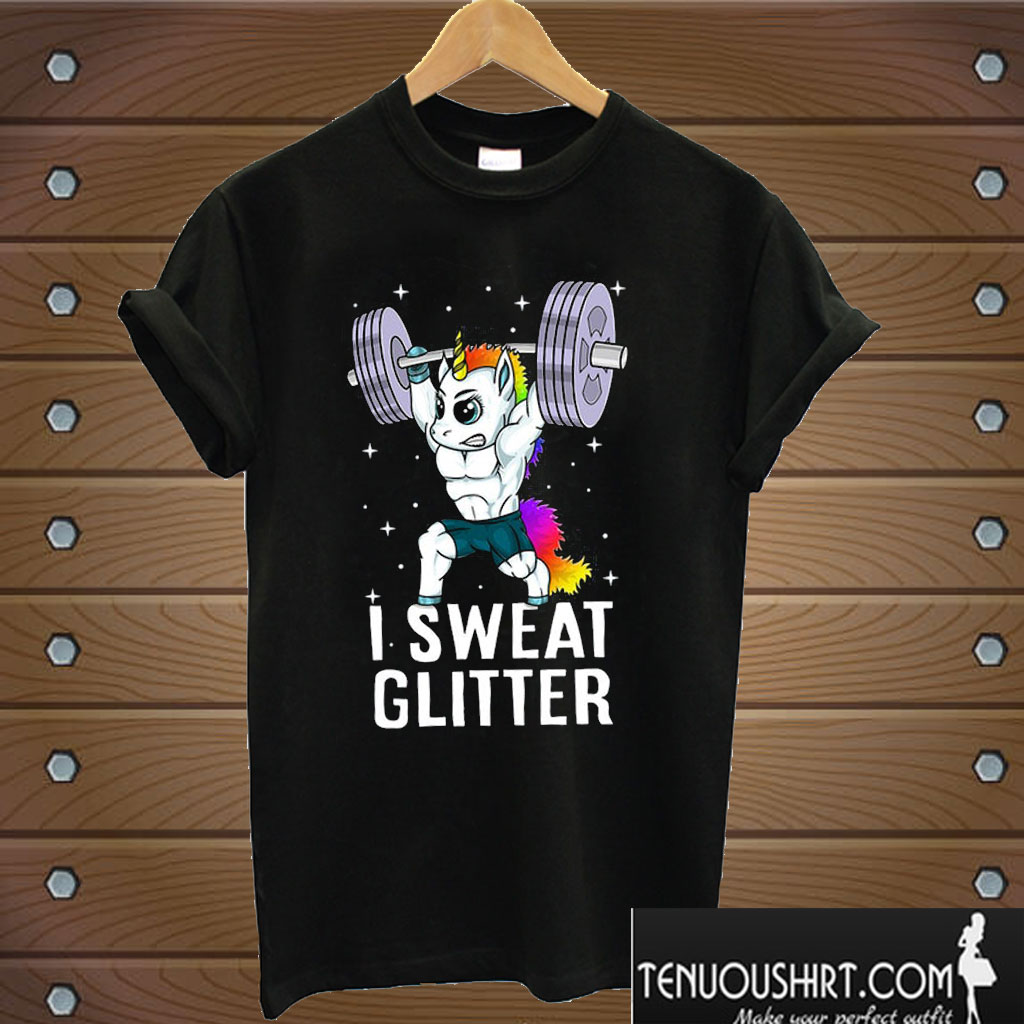 I Sweat Glitter T shirt