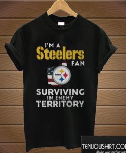 I’m a Pittsburgh Steelers fan Surviving in enemy territory T shirt