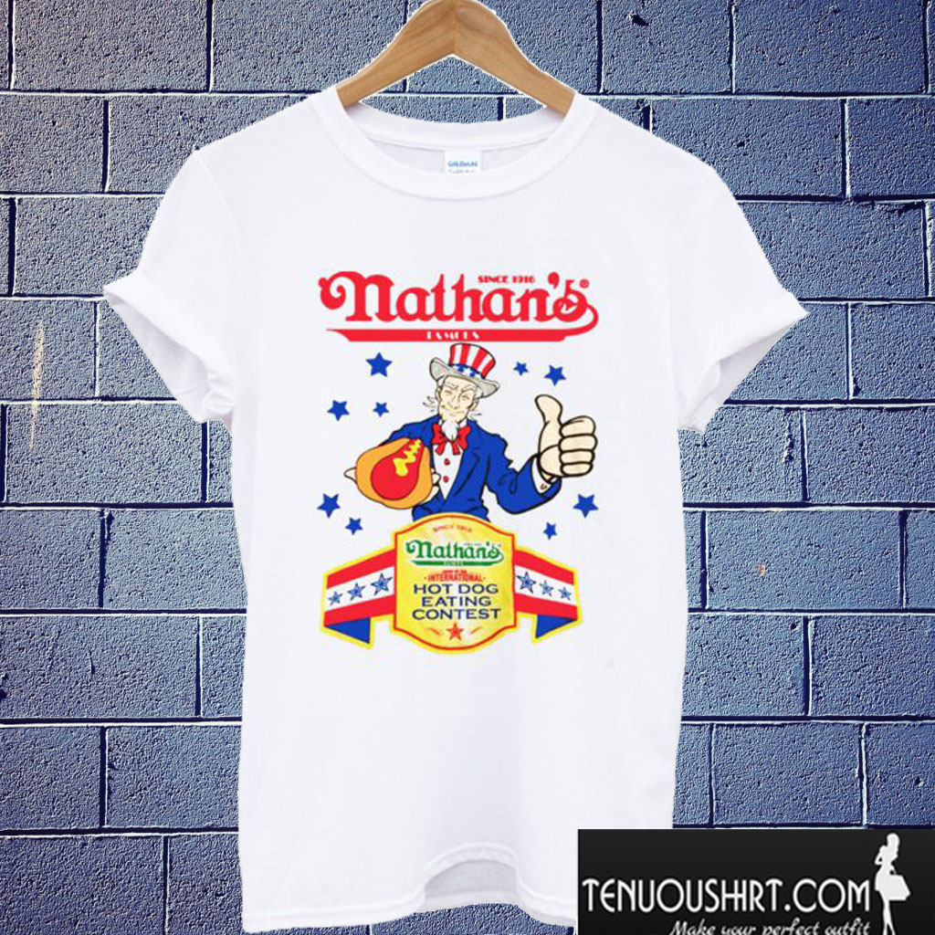 Joey Chestnut Nathan's Eating Contest T shirt