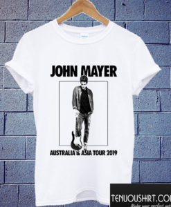 John Mayer Australia and Asia tour 2019 T shirt