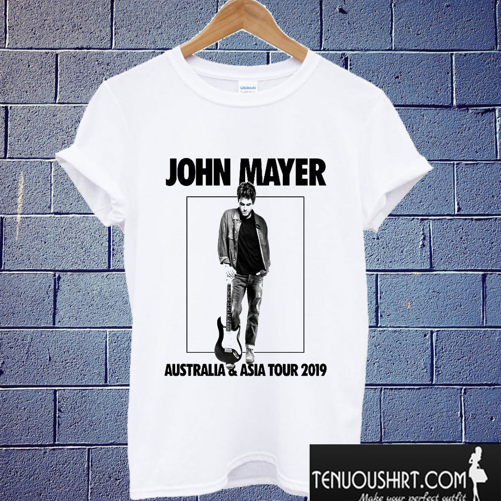 John Mayer Australia and Asia tour 2019 T shirt