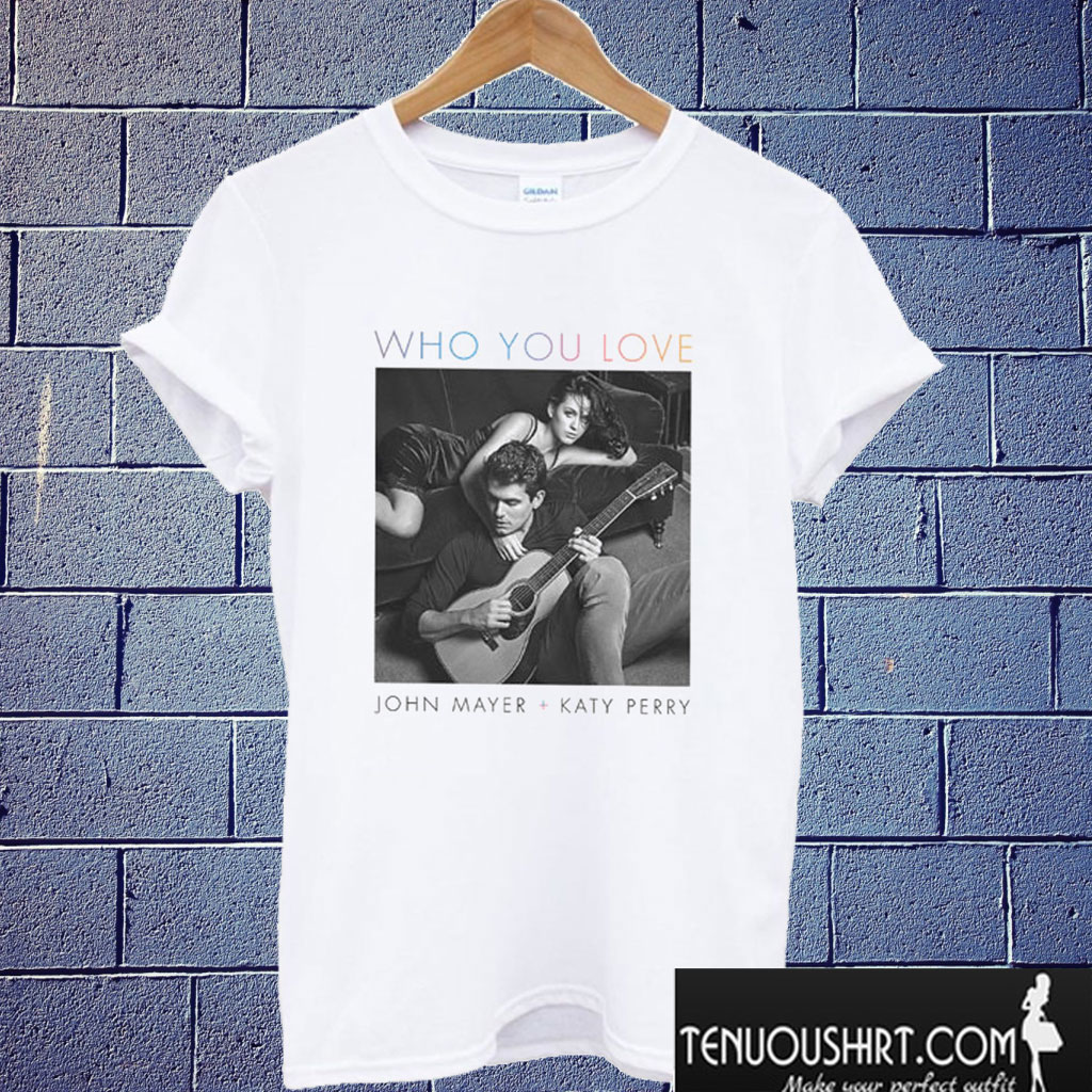 John Mayer and Katy Perry T shirt