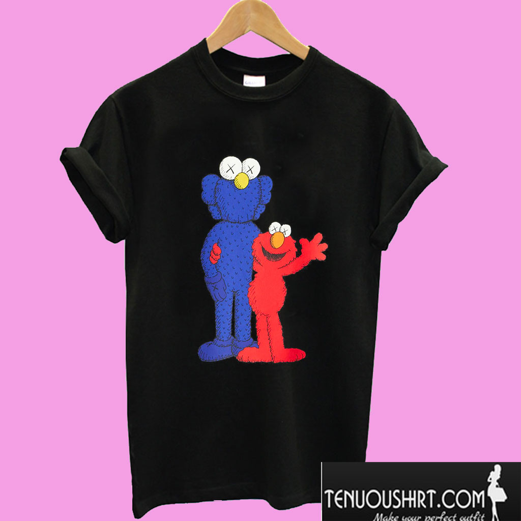 KAWS X Sesame Street Graphic T shirt